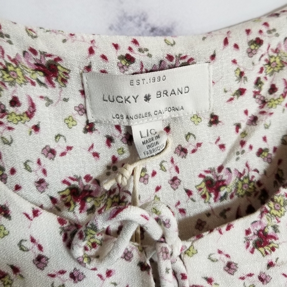 LUCKY BRAND Shift Floral Print Dress - Picture 2 of 15